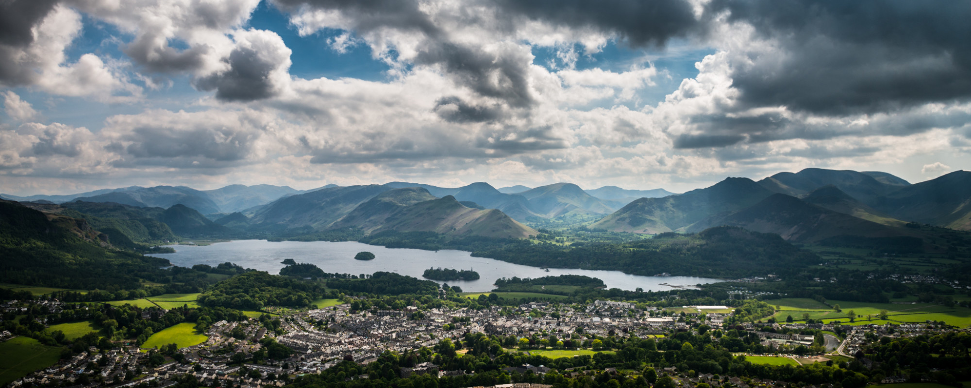 Keswick from Latrigg, moody vista