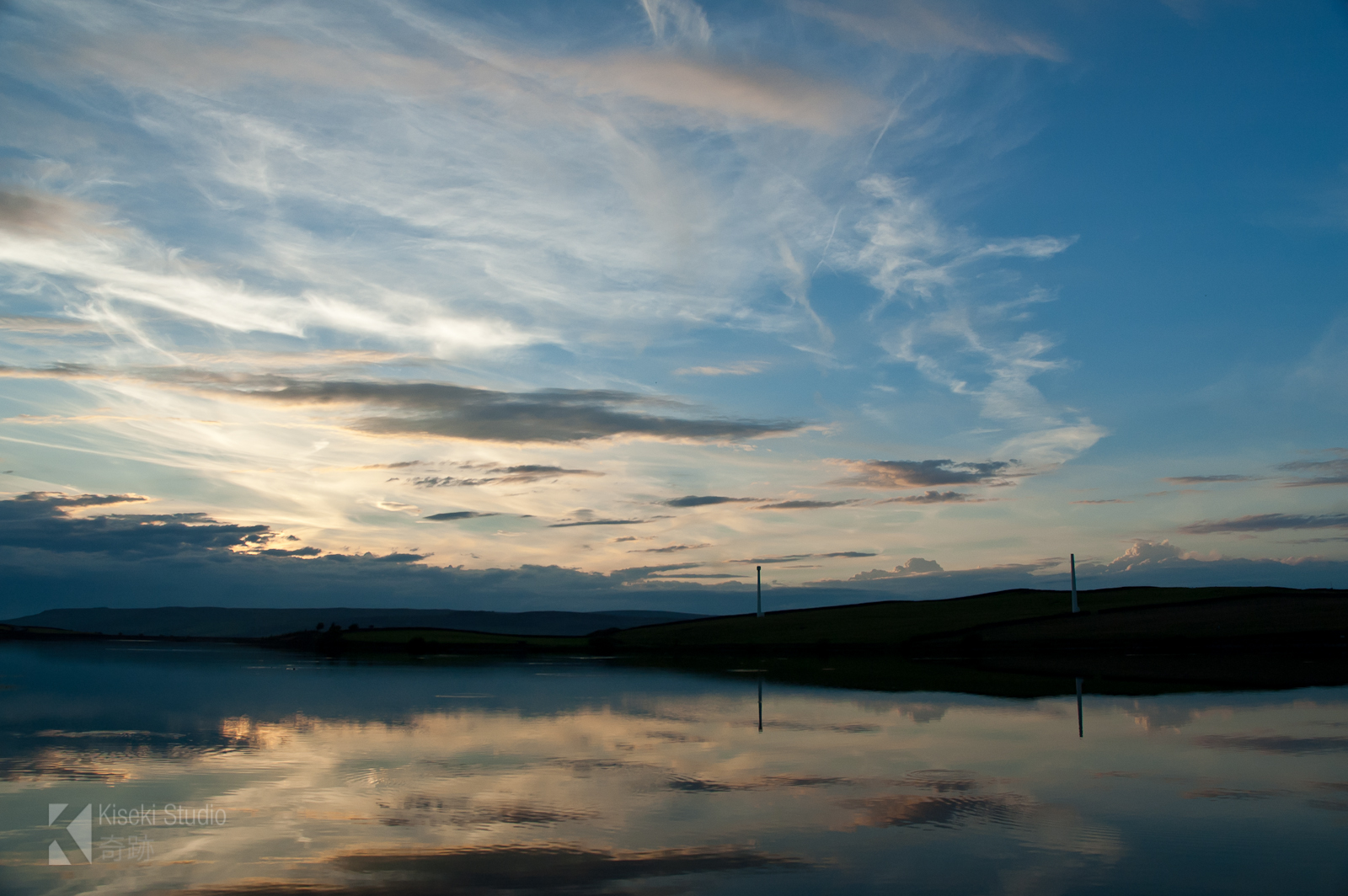 Chelker Reservoir Cloudy Sunset