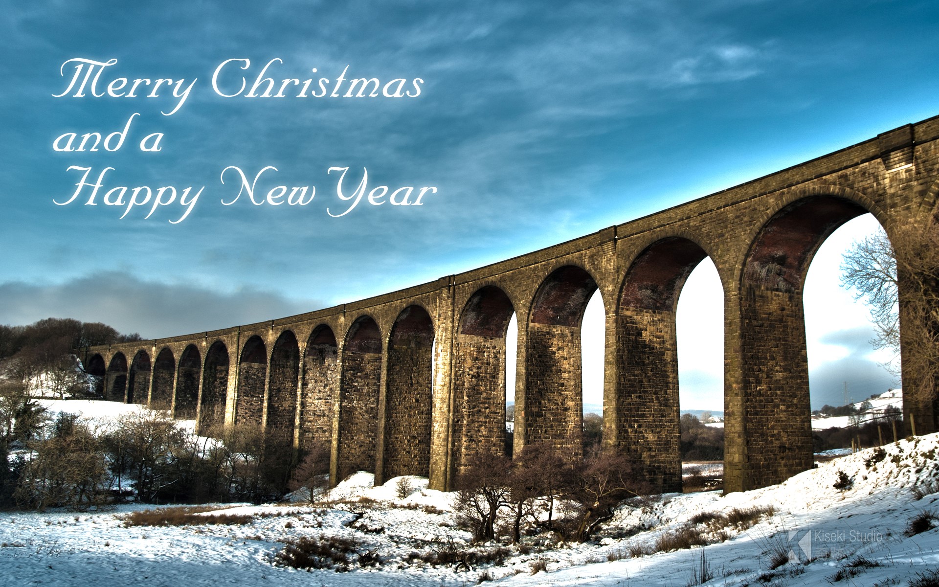 Hewenden Viaduct Merry Christmas
