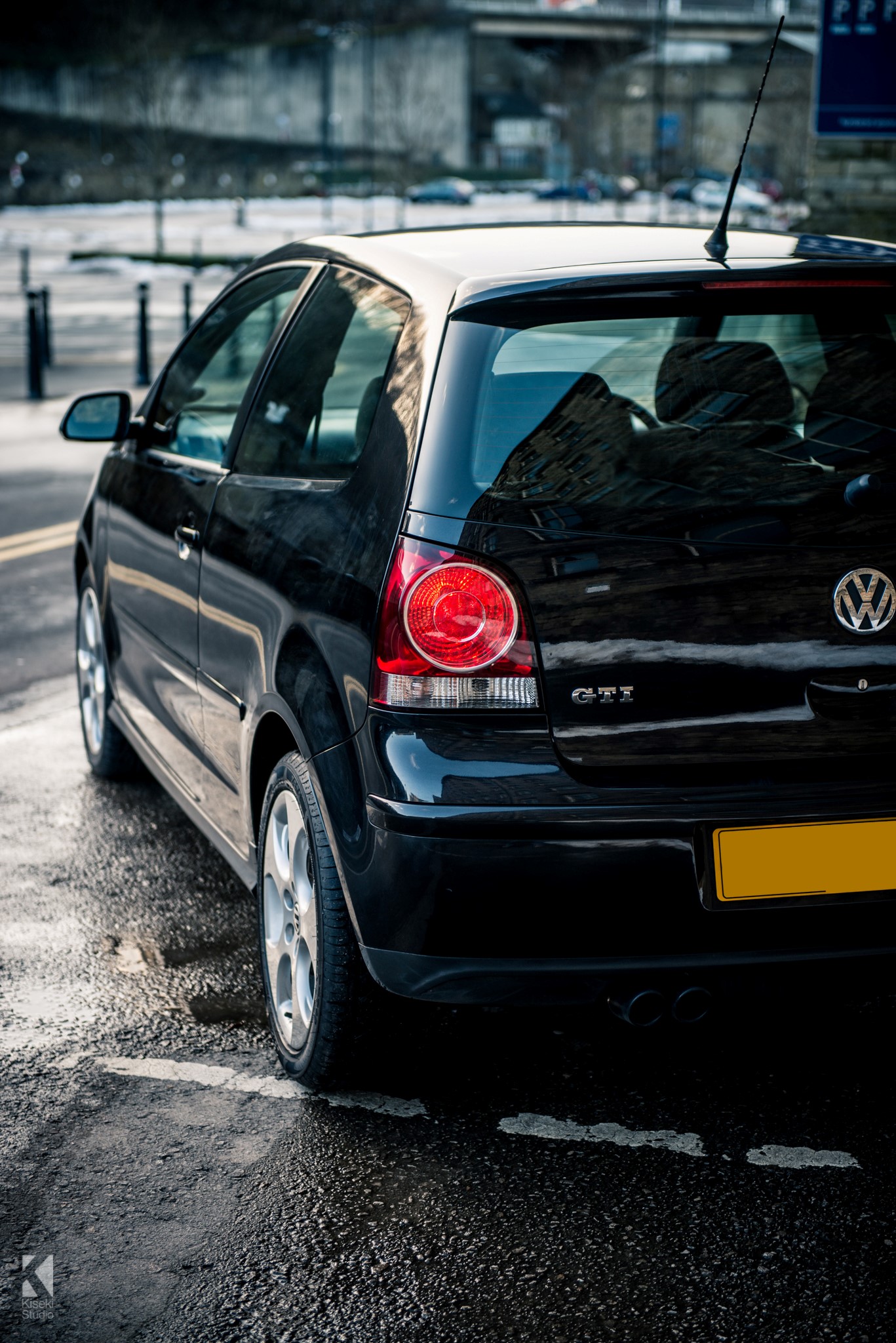 Volkswagen polo 9n3 gti at the seaside on Craiyon