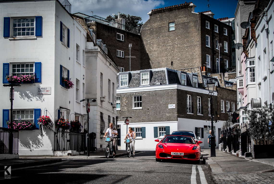 Ferrari F430 on London streets