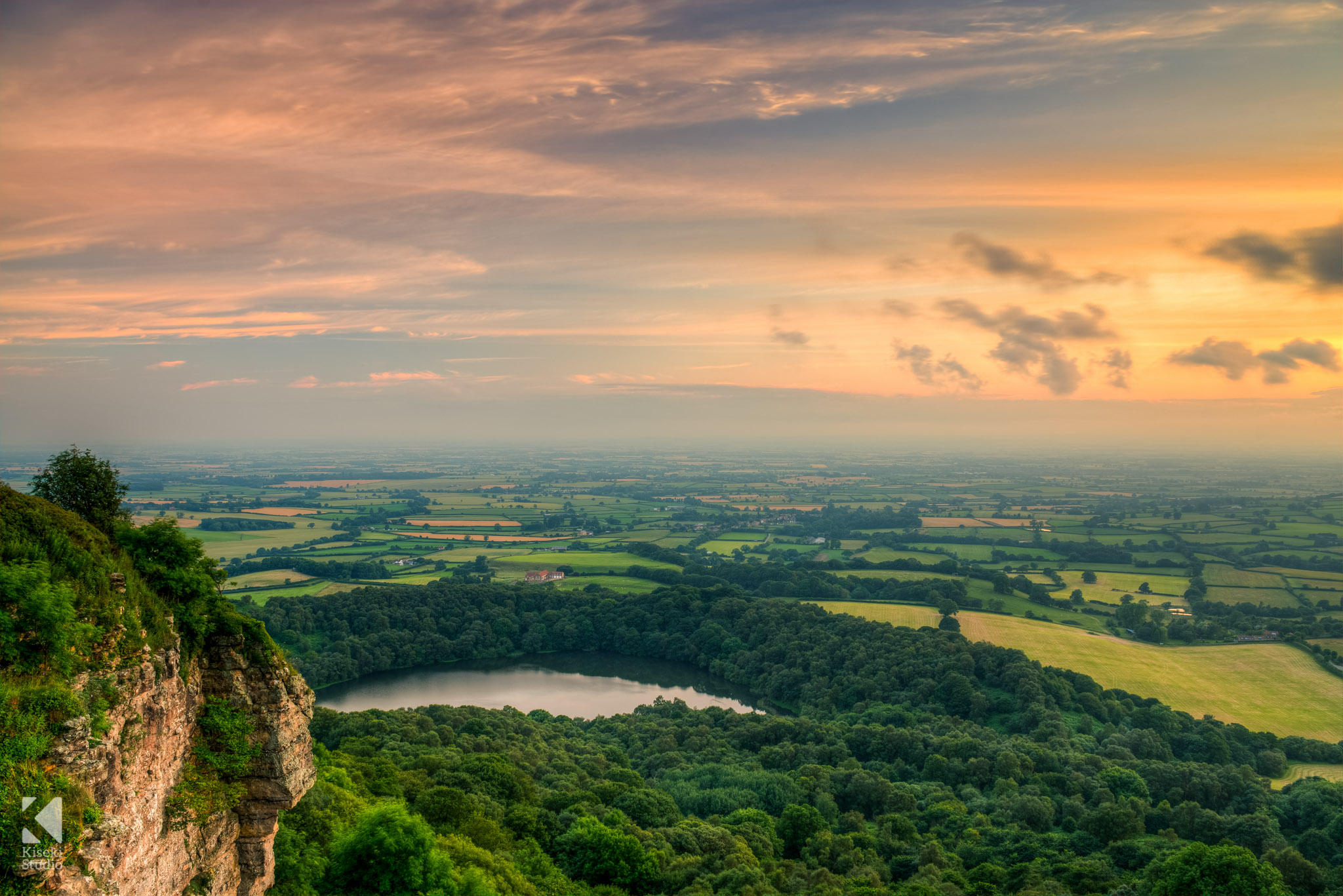 Sunset at Sutton Bank North Yorkshire Moors