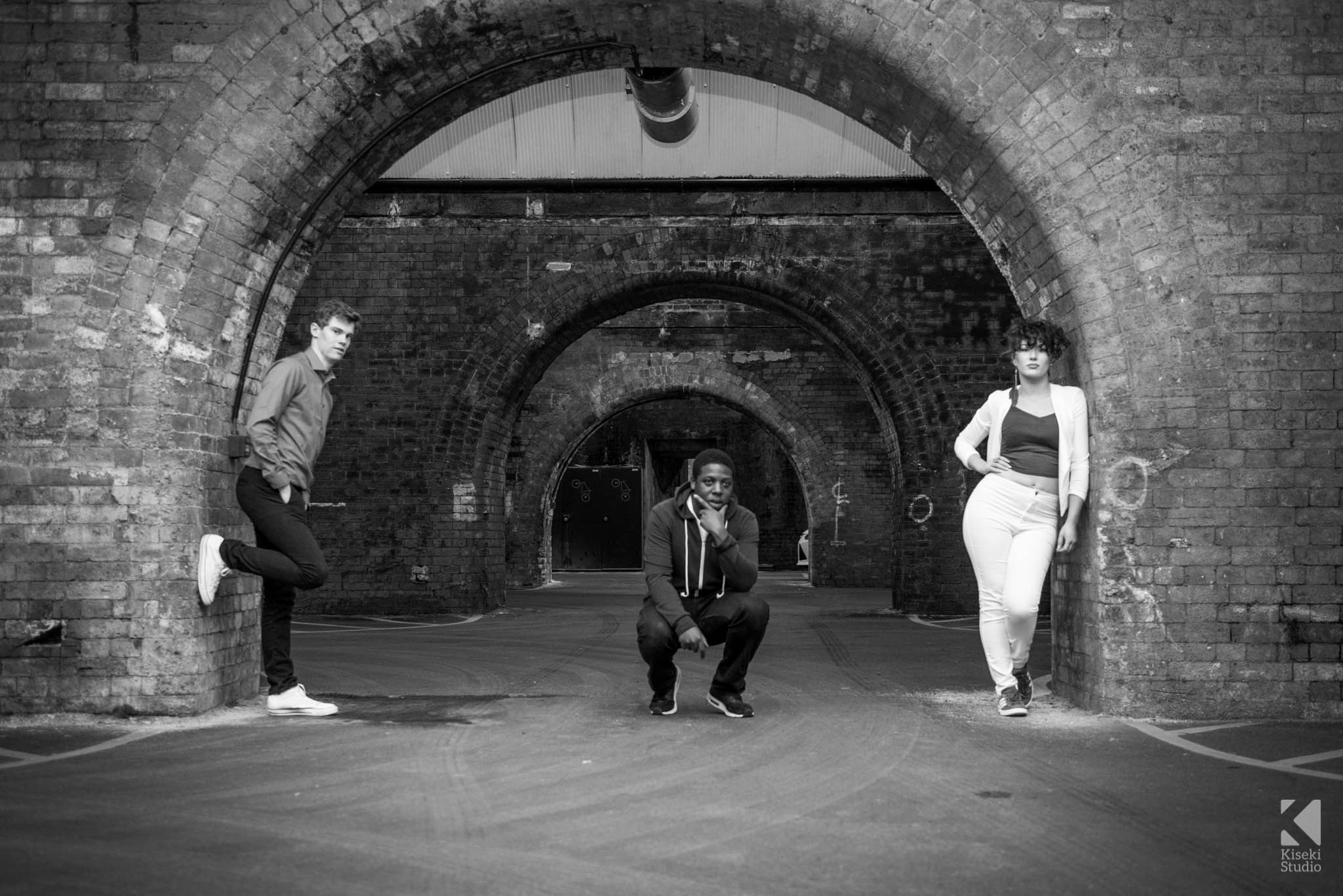 Band Photography in the Dark Arches, Leeds