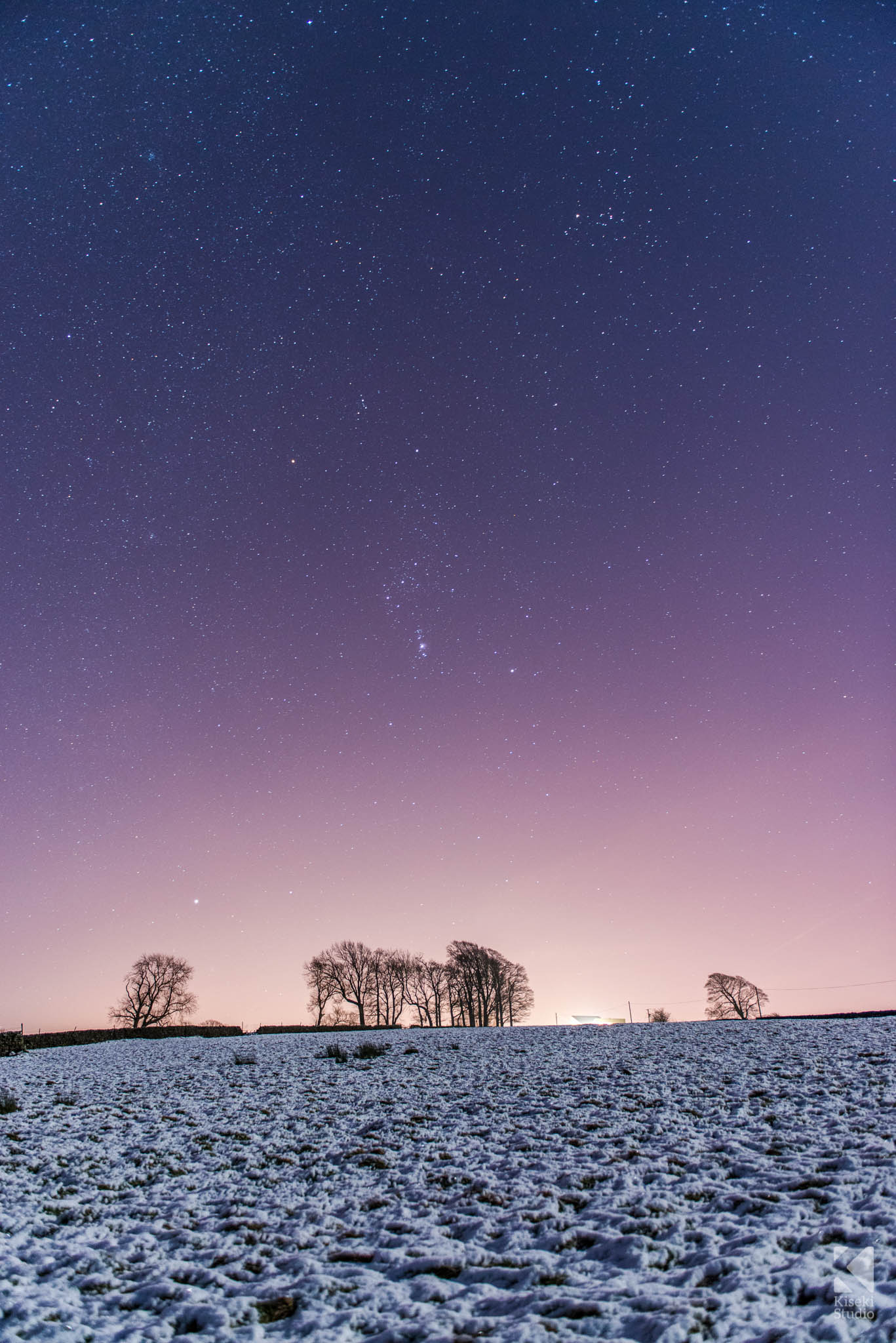 Winter Star Scene at Thruscross