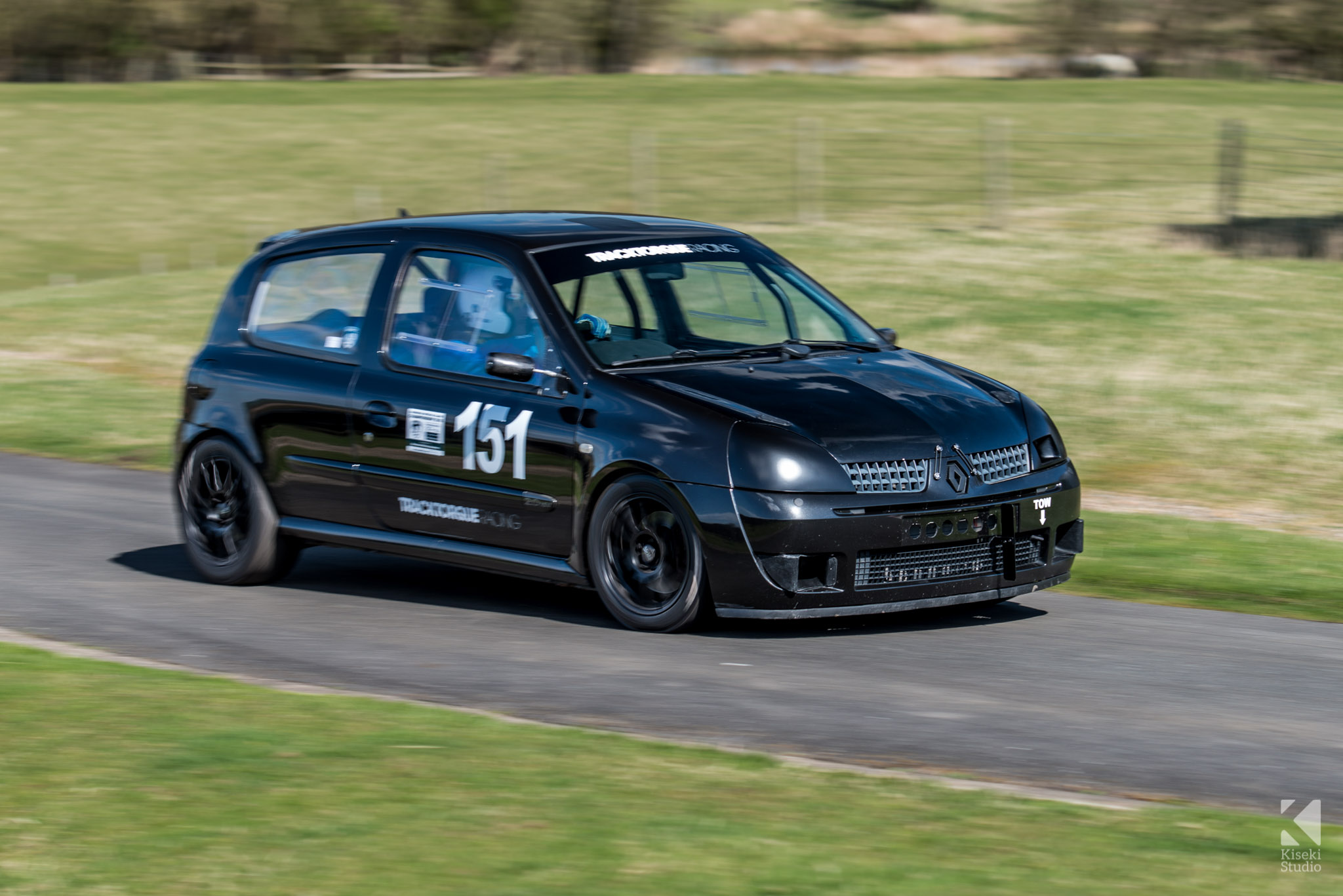 Renault Clio Sport Black Racing at Harewood