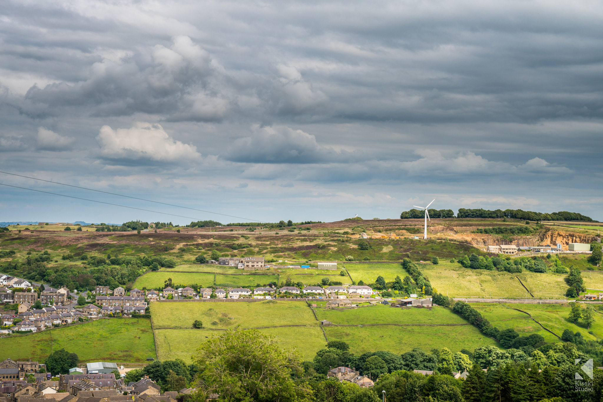 Black Moor Road Haworth Landscape