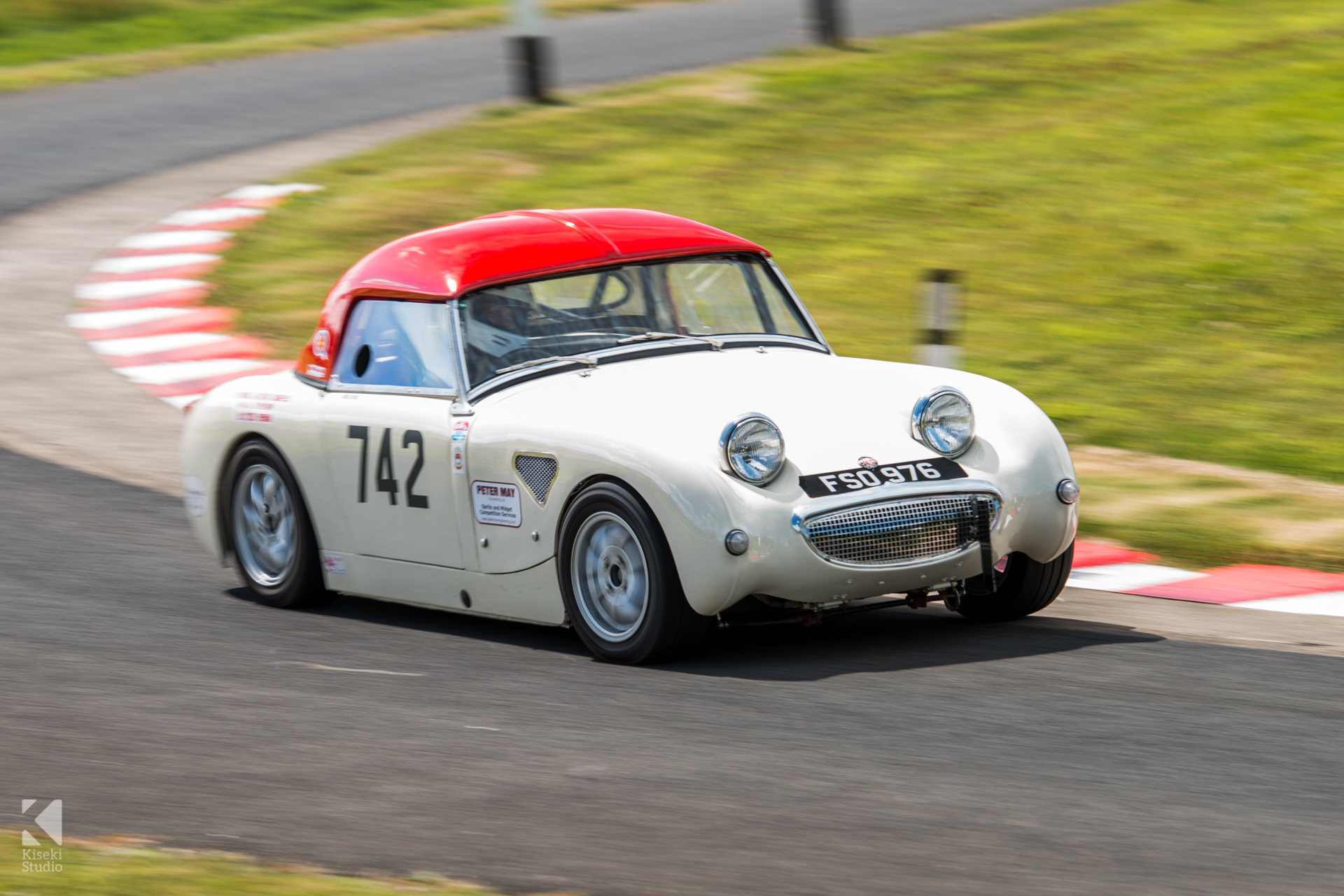 Austin Healey Frogeye Sprite at Harewood Hillclimb