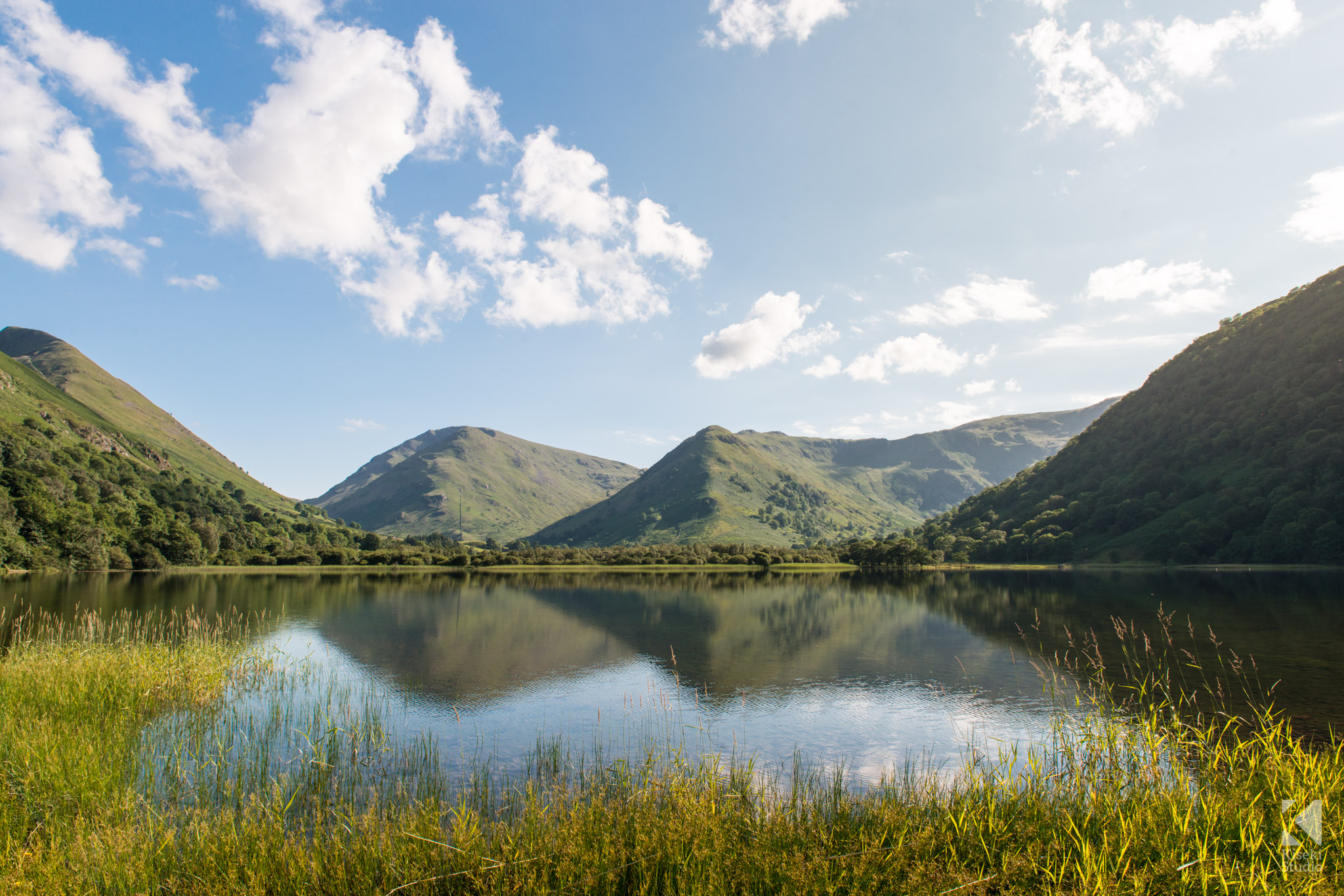 Brotherswater still lake scene