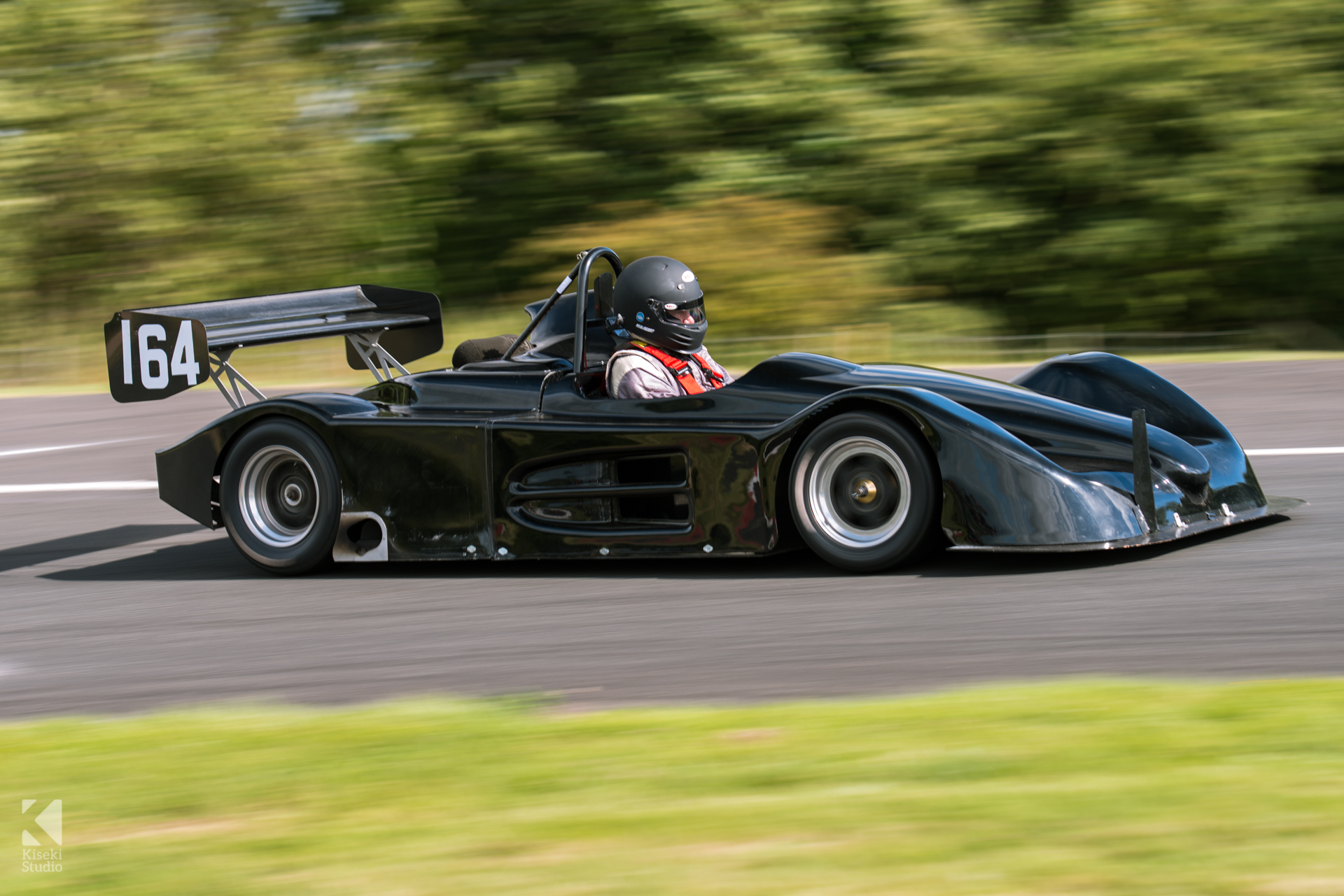 Radical SR3 sliding at Harewood Hillclimb