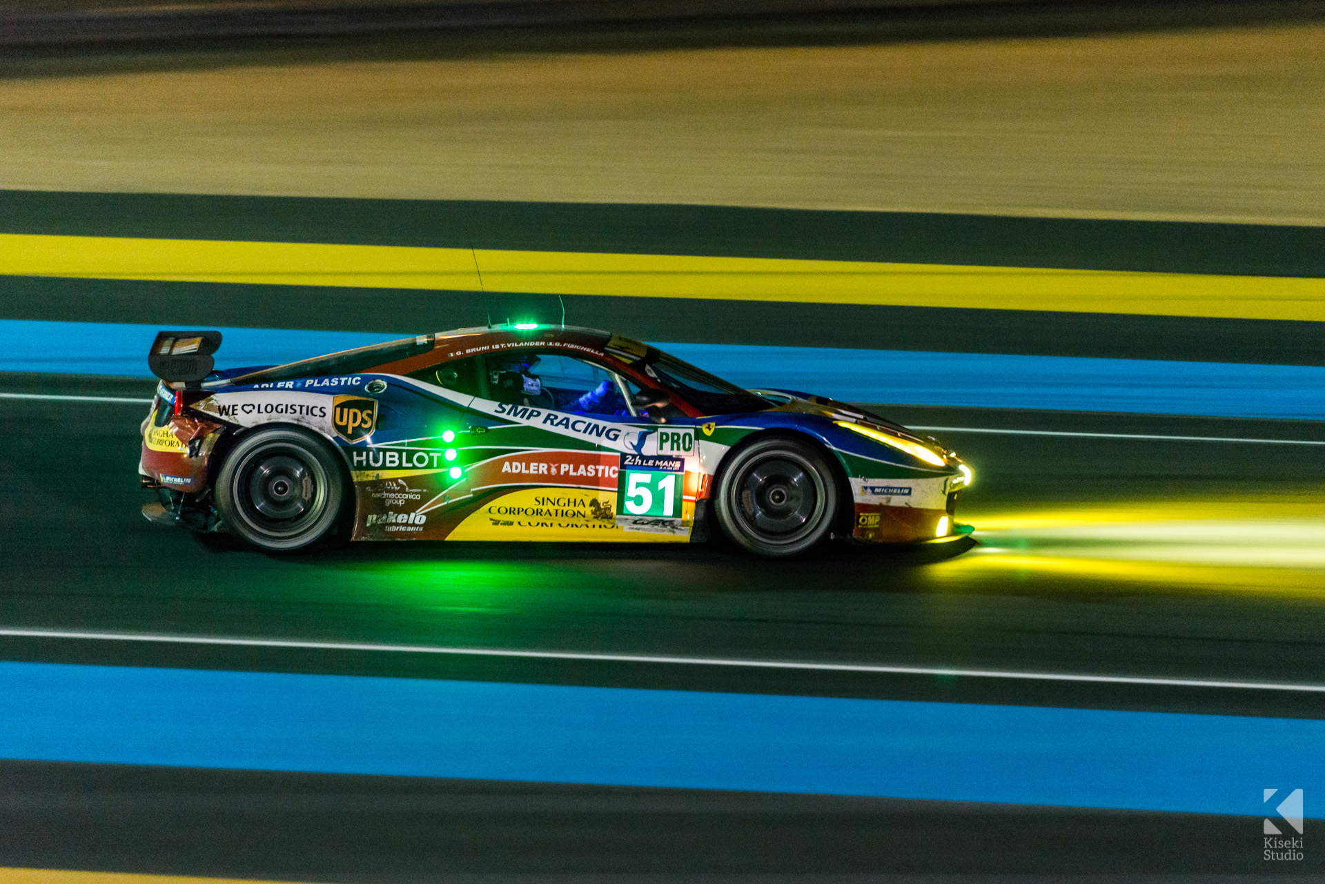 24 Hours of Le Mans 2015 - Ferrari 458 Night Lights