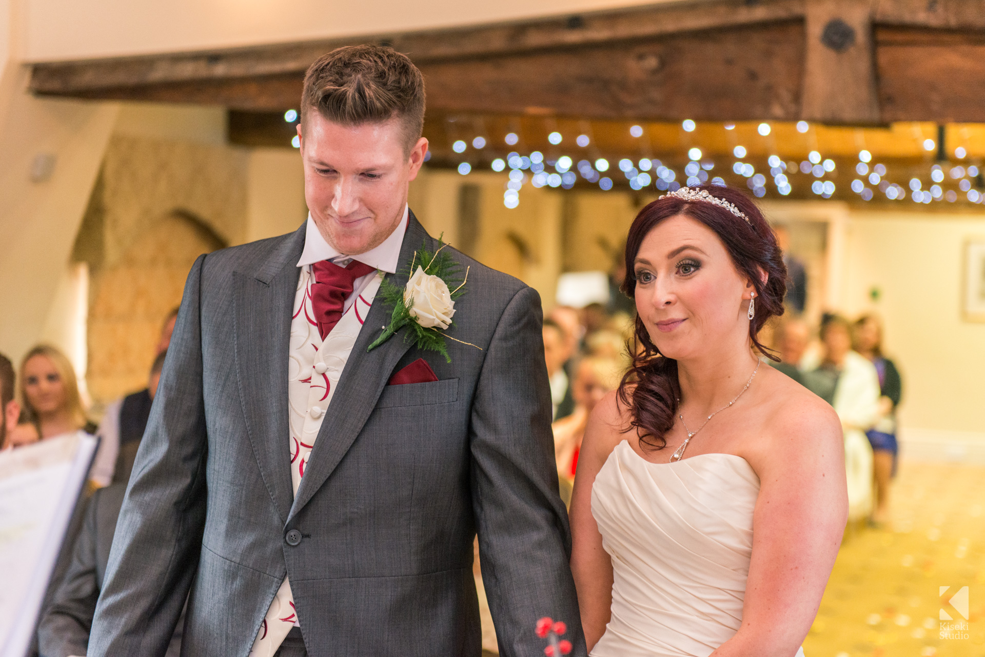 New Year's Eve wedding ceremony Ripley Castle