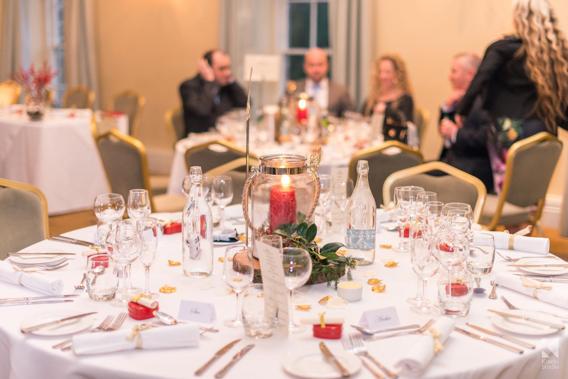 Ripley Castle Wedding - Evening Function Table Decor