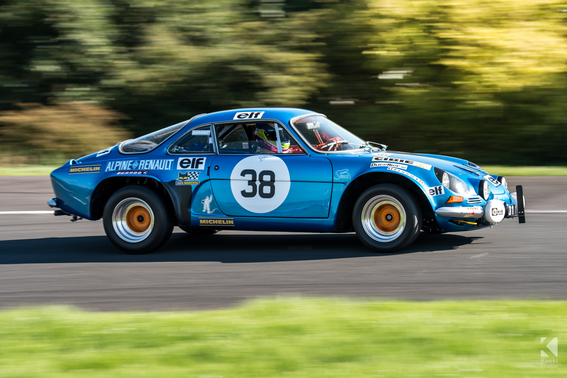 Renault Alpine A110 rally style at Harewood Hillclimb