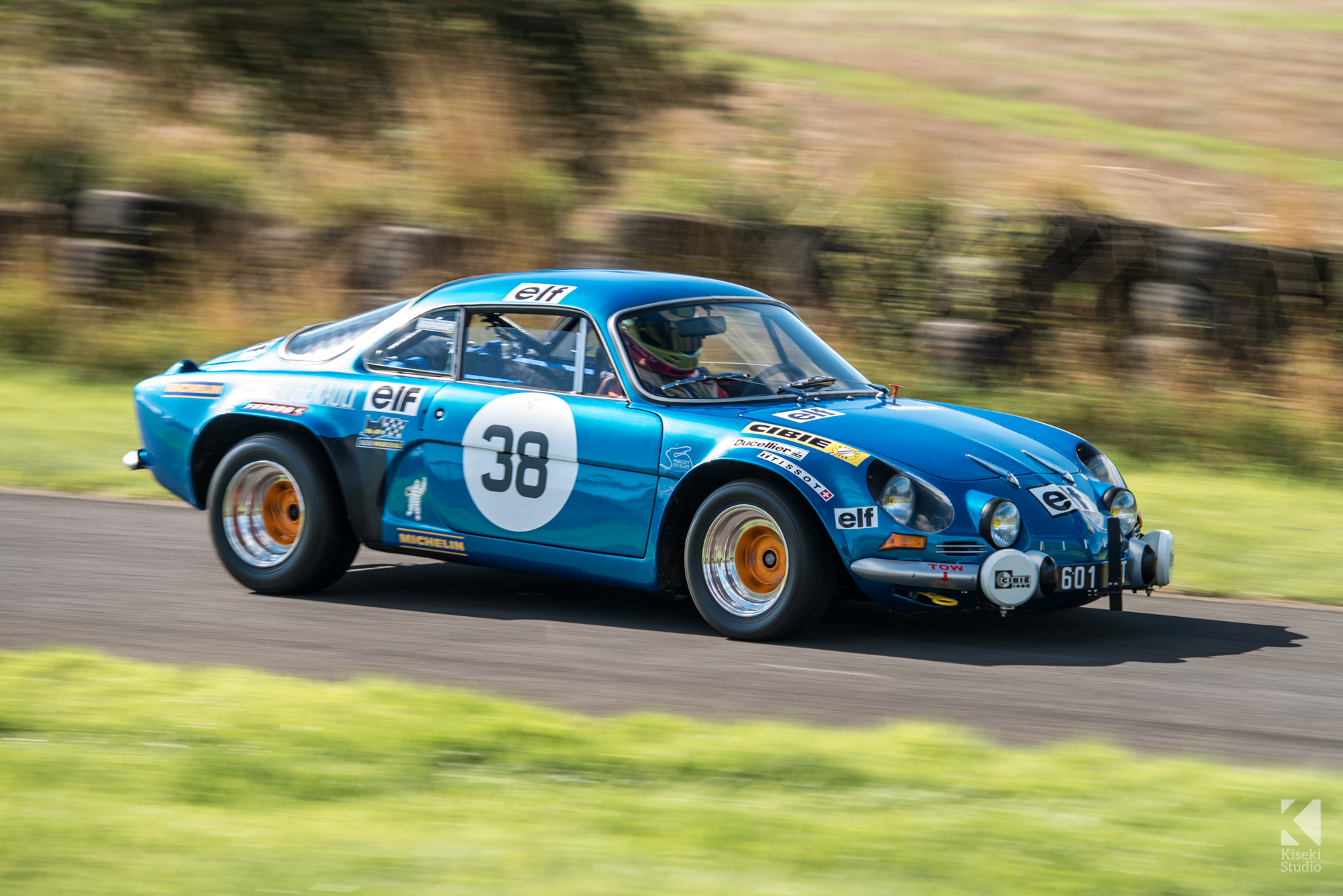 Renault Alpine A110 rally style at Harewood Hillclimb