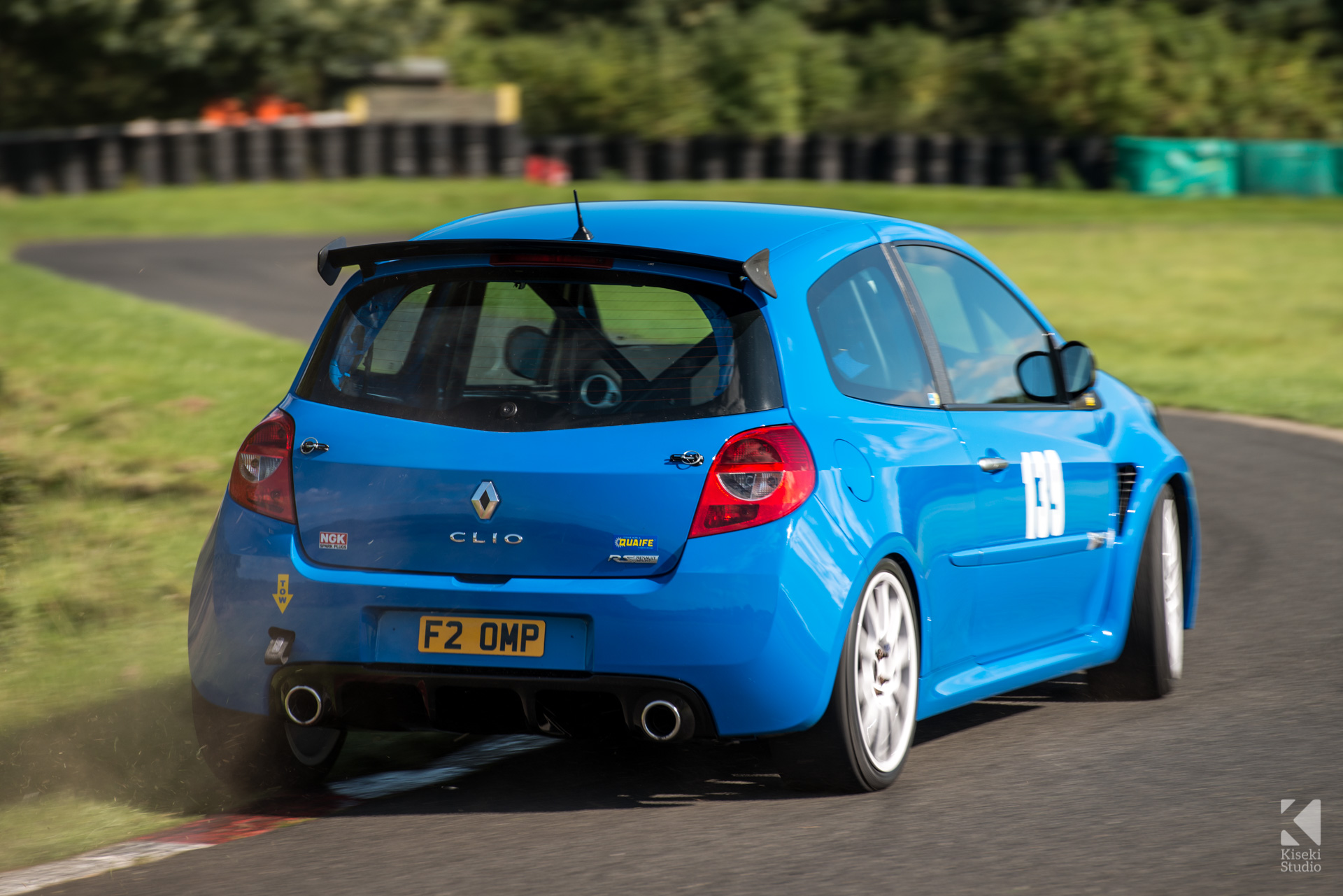 Renault Clio Sport 197 in blue at Harewood - Kiseki Studio