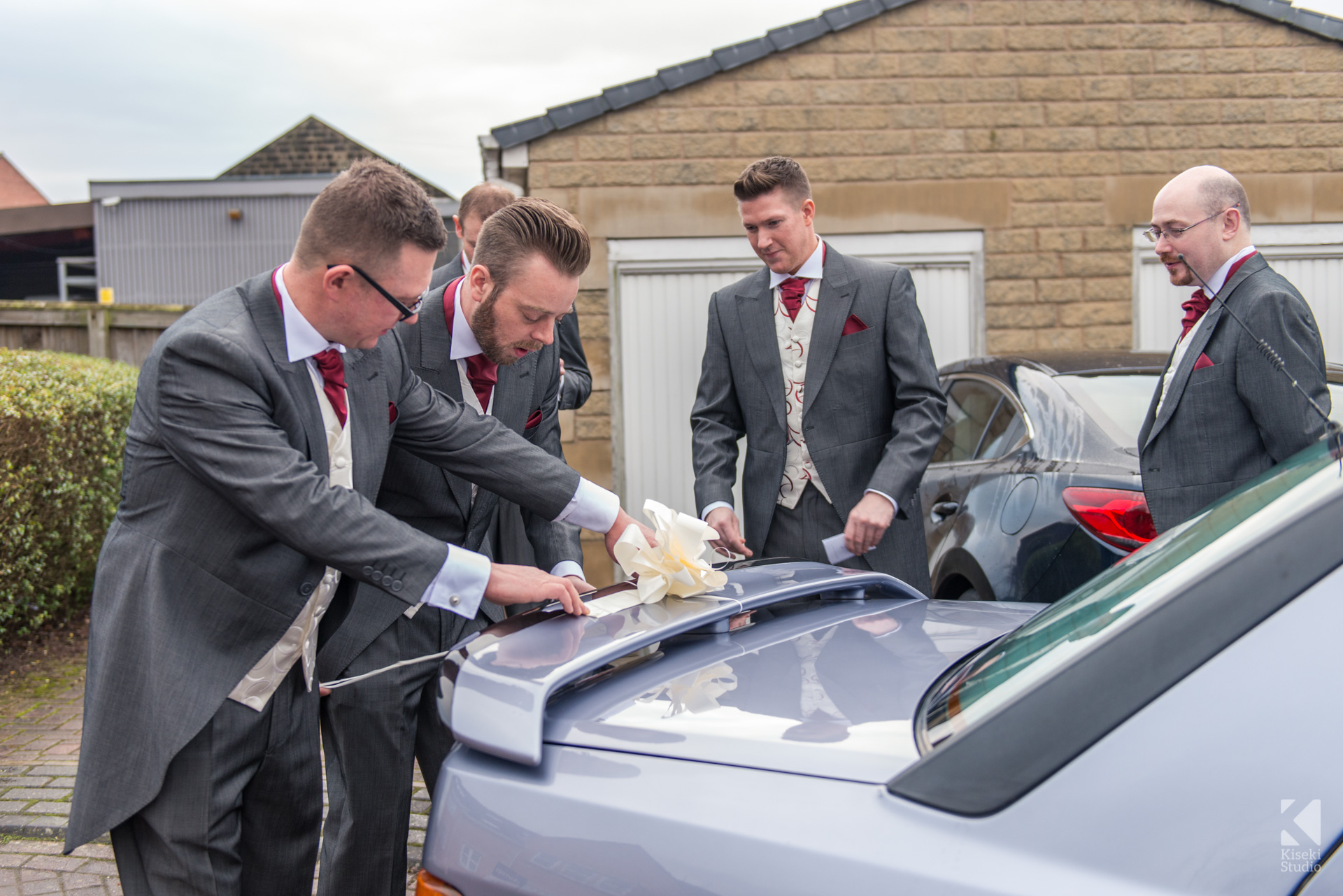 NYE Ford Sierra Sapphire Cosworth Wedding Car Groomsmen