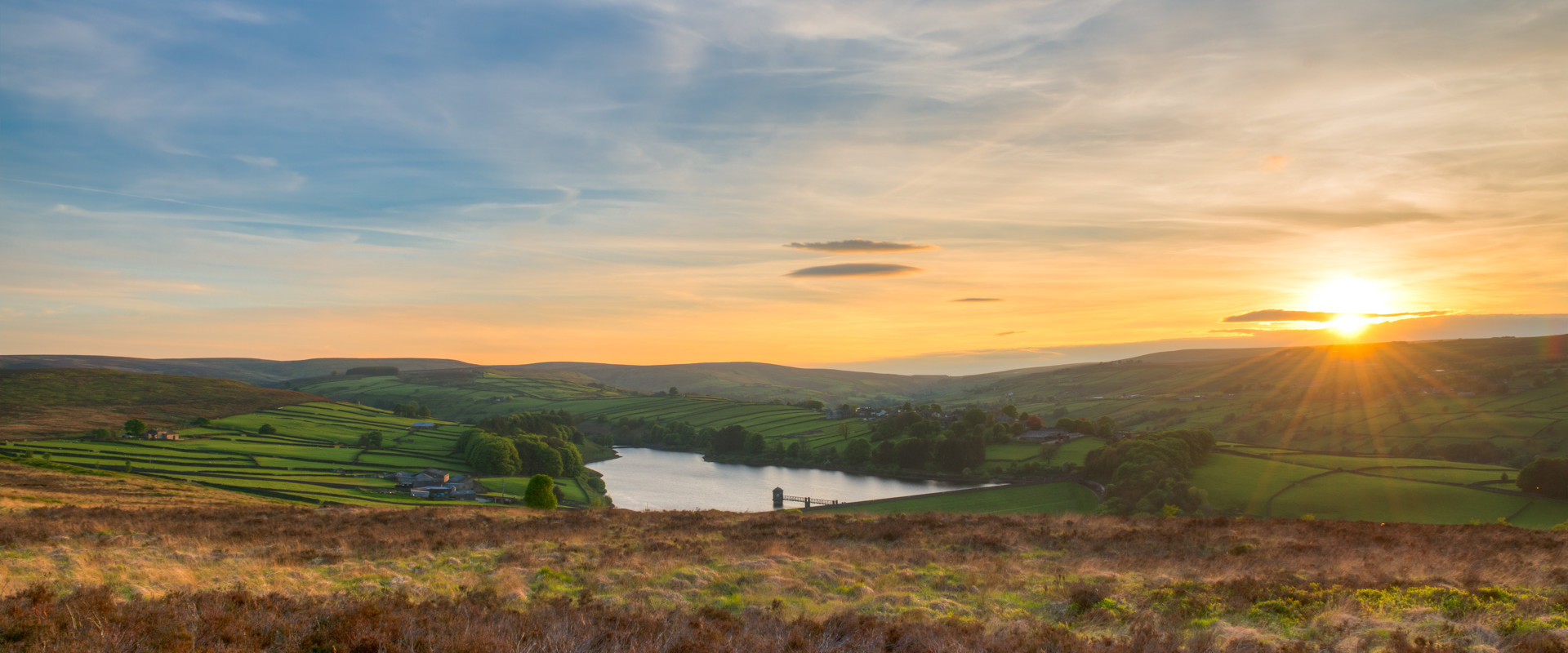 Bronte Country Sunset over Stanbury