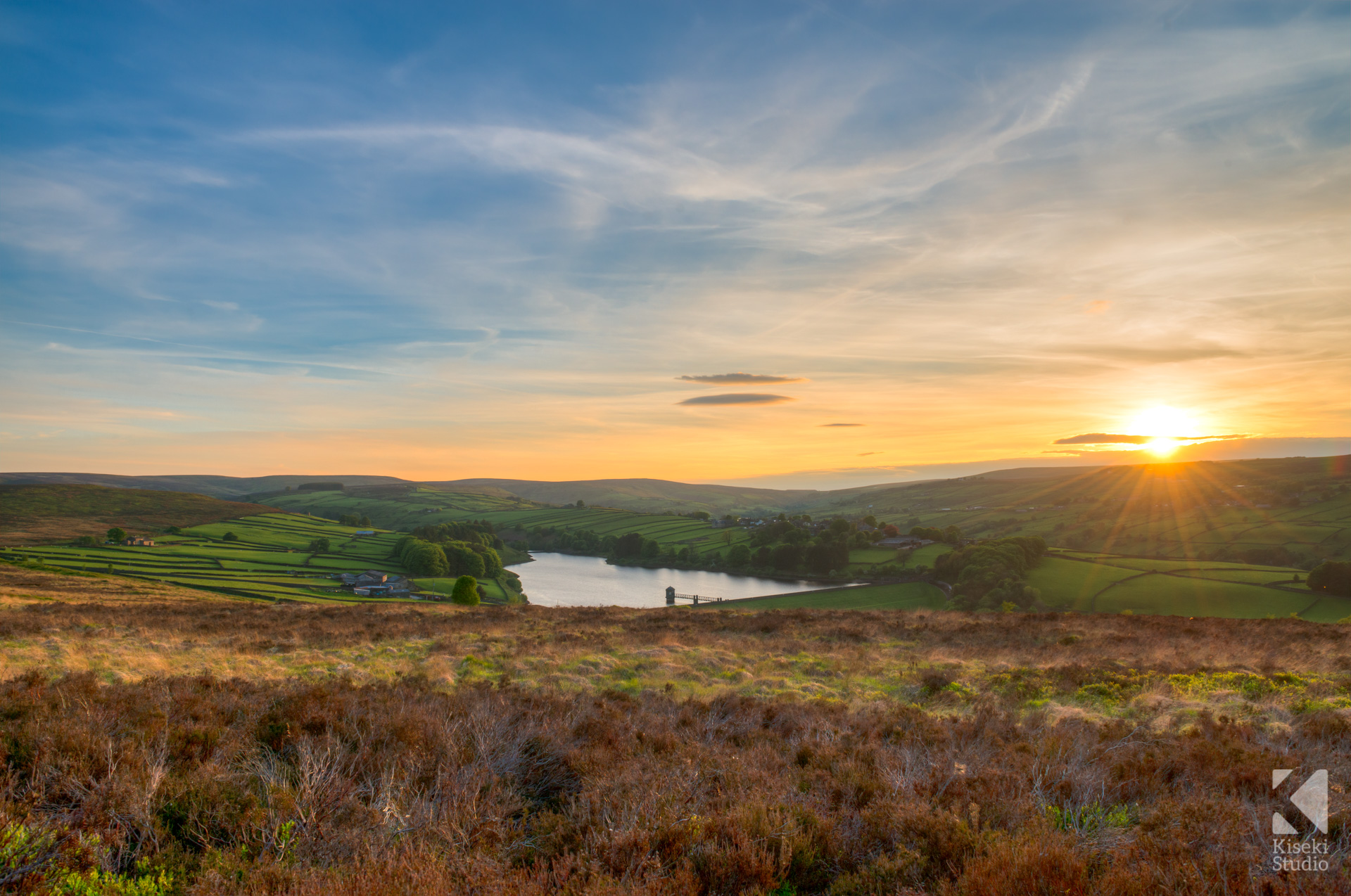 Bronte Country Sunset over Stanbury