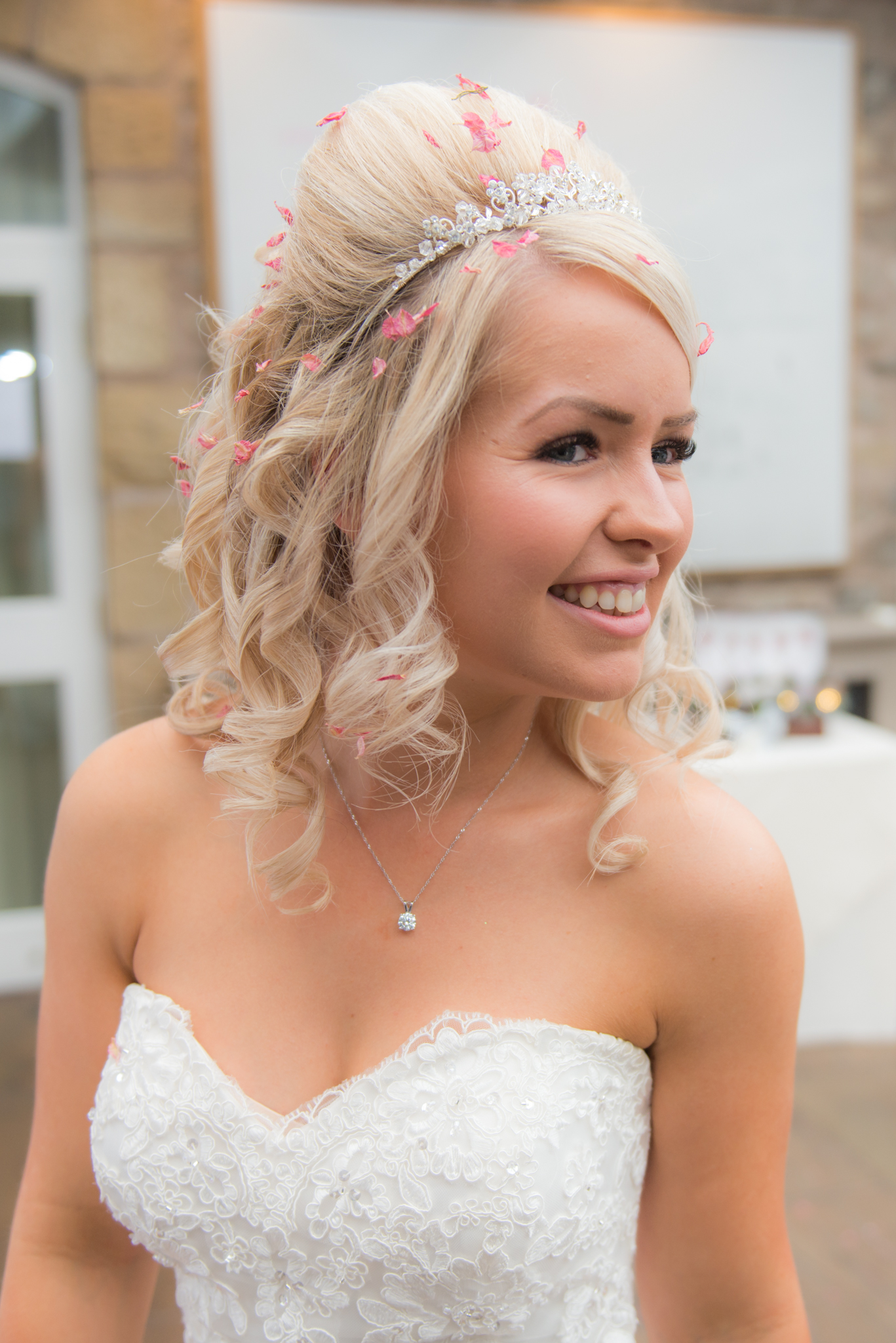 bride-blonde-young-hair-beautiful-white-dress-wedding-photography-coniston-hall-kiseki-studio