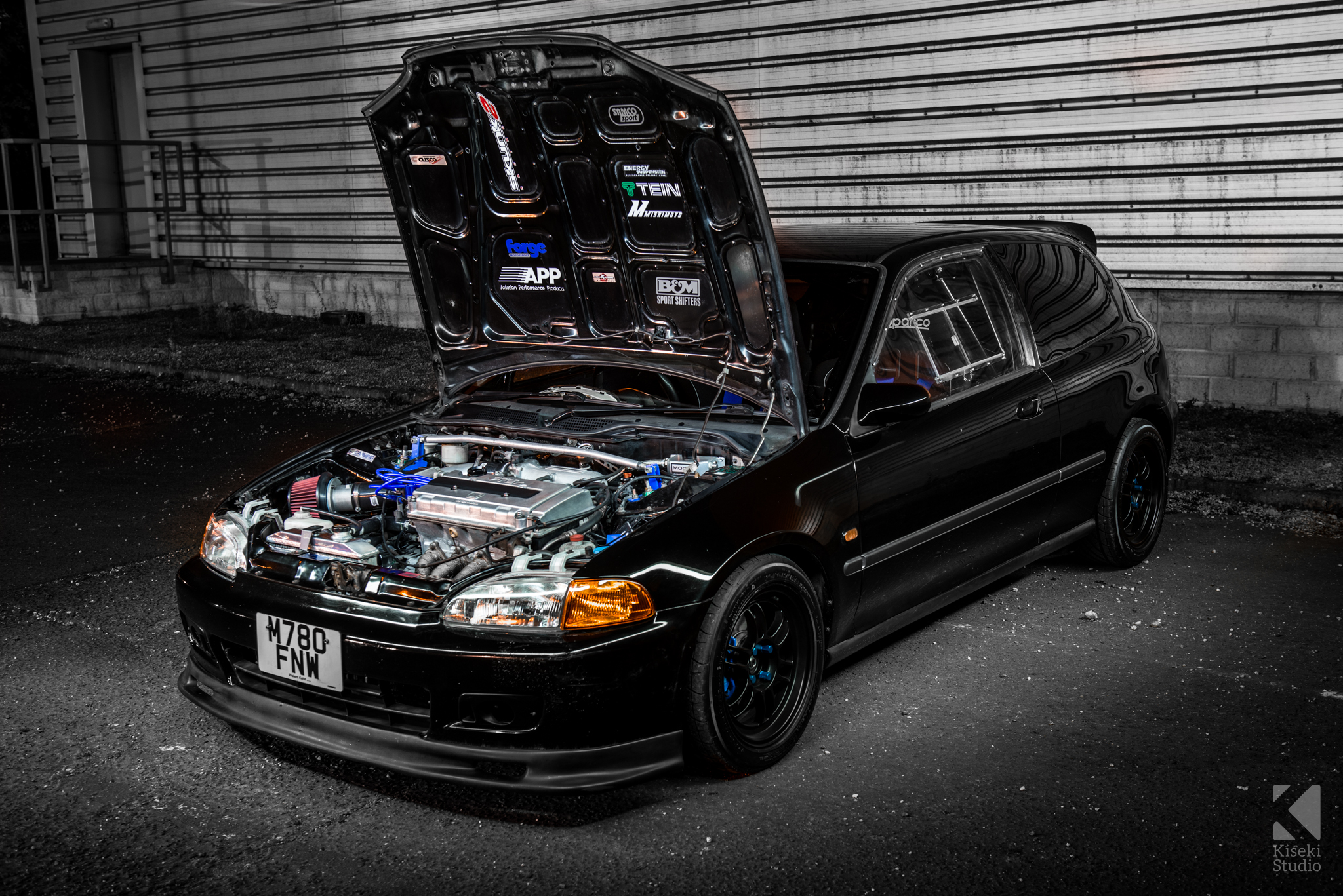 honda-civic-eg6-sir-jdm-track-car-light-painitng-engine-b16a